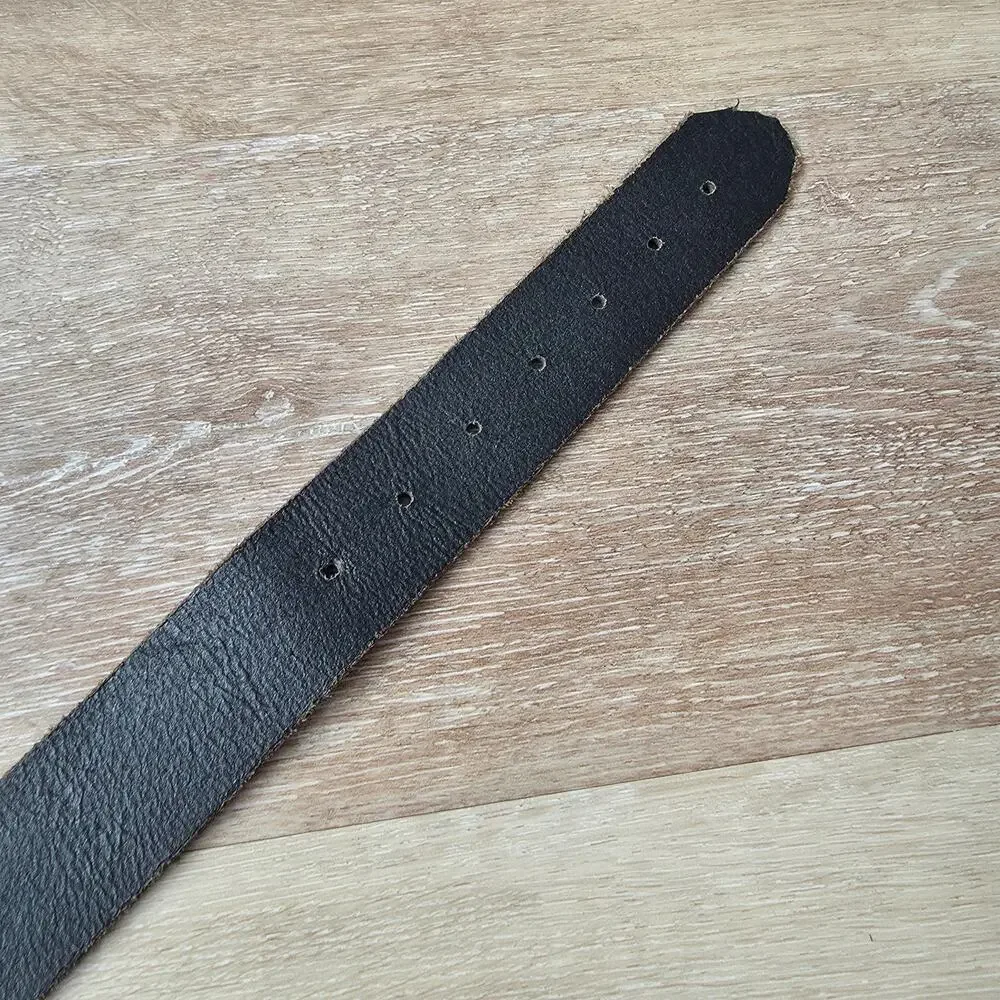 Bill Adler Dark Brown Leather Belt sz 36 R-29040 Minimalist Casual Basic Work